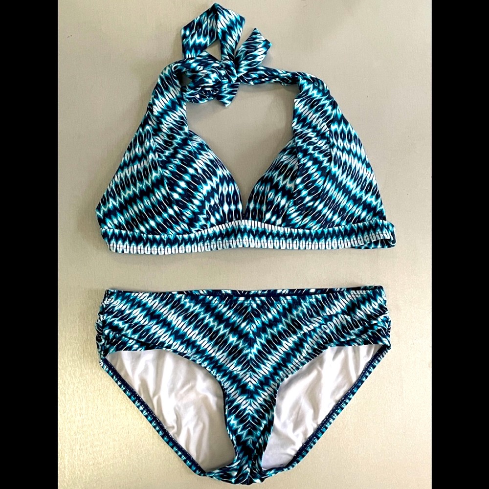 Coco Reef blue print bikini set 32/ 34 D S